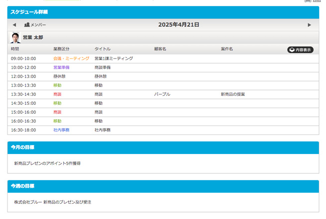 スケジュール閲覧6